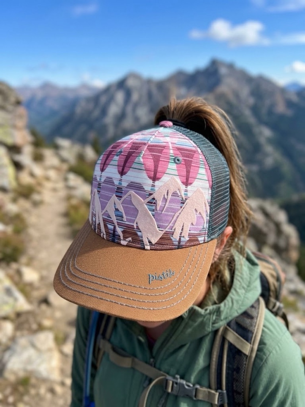 pistil - Colorful Mountain Trucker Hat